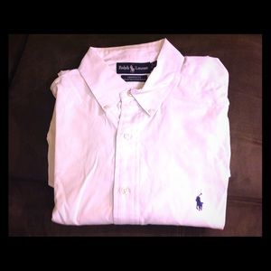 POLO LS White Button Down Shirt